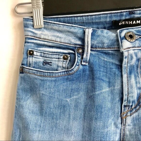 Denham Cleaner Regular light wash skinny jeans 25 - Picture 3 of 11